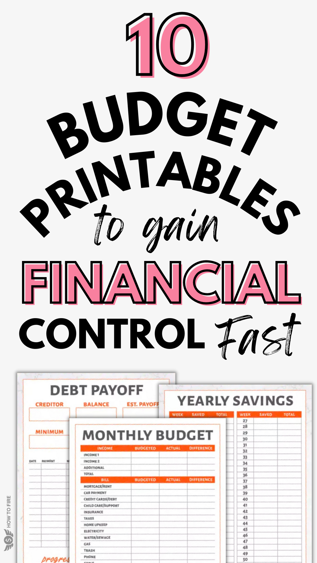 10 Budget Template Printables to Gain Financial Control