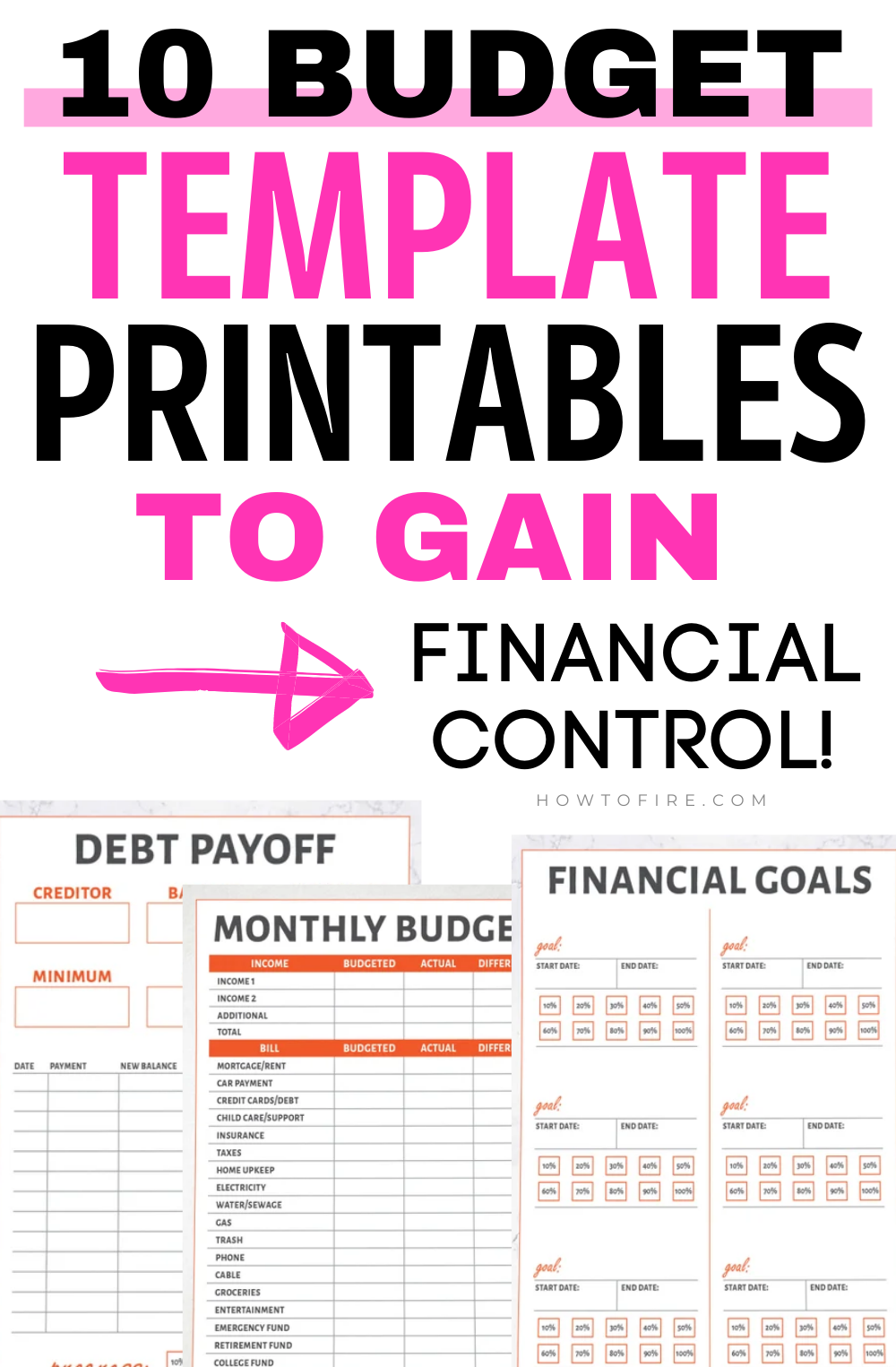 10 Budget Template Printables to Gain Financial Control