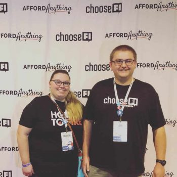 John and Sam ChooseFI Foundation Fundraiser Fincon2019